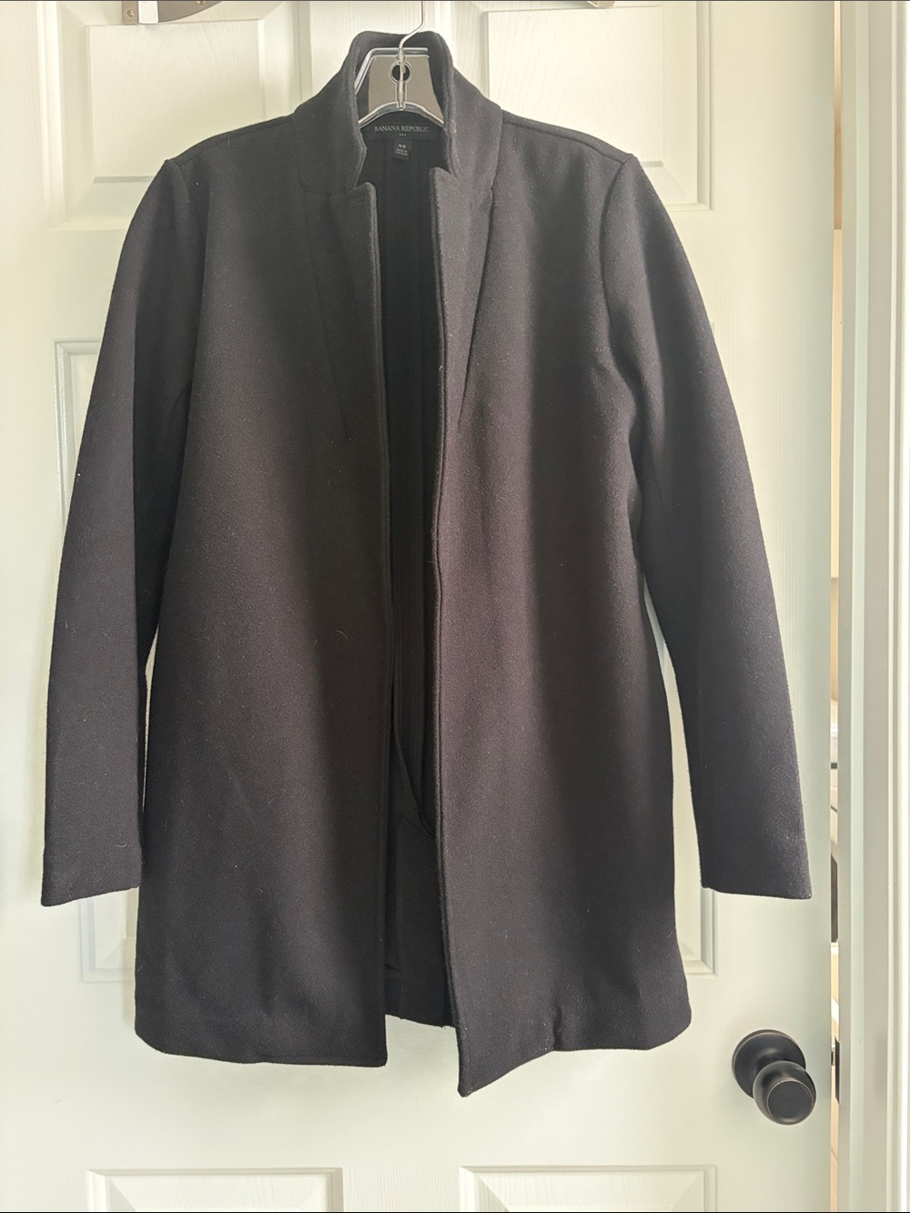 Banana Republic Black Women’s Wool Blend Coat